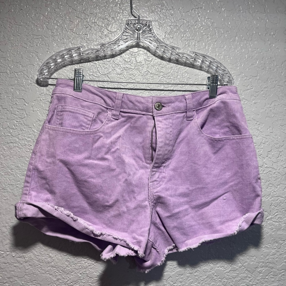 Forever 21 corduroy purple shorts